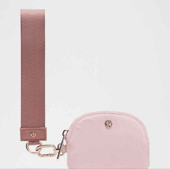 Spiced Chai / Pink Haze Dual Pouch Wristlet - Picture 4 of 8